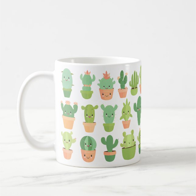 Cute Cactus Mug (Gauche)