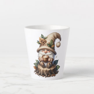 Cute café Gnome Latte Mug