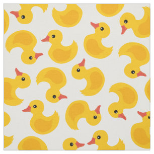 Cute canard en caoutchouc tissu motif