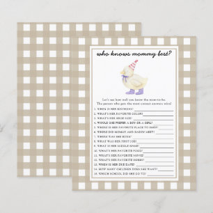 Cute canard - Qui connaît maman mieux