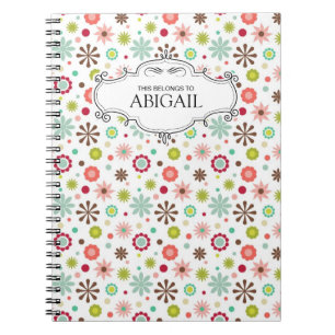 Cute Carnets spiraux personnalisés