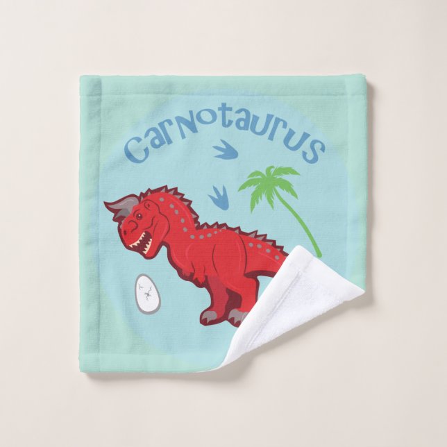 Cute Carnotaurus (Gant de toilette)