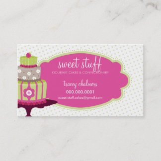 CUTE CARTE DE VISITE gâteaux sucrés boulangerie ch