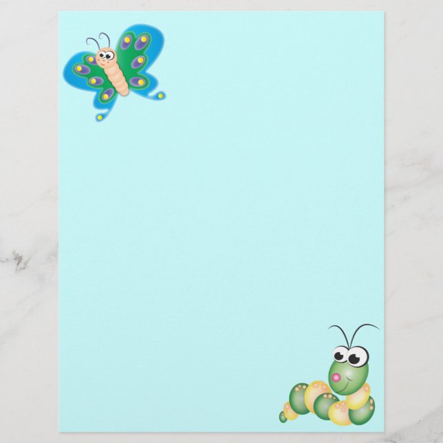 Cute Cartoine Caterpillar (Devant)