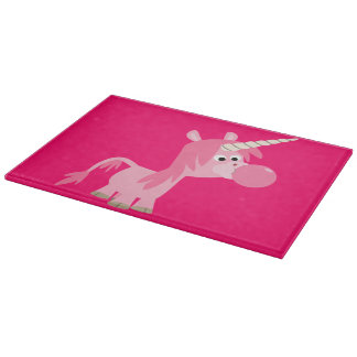 Cute Cartoon Bubble Gum Unicorn Planche à découper