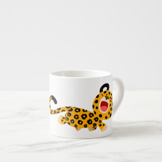 Cute Cartoon Facétieux Leopard Espresso Mug