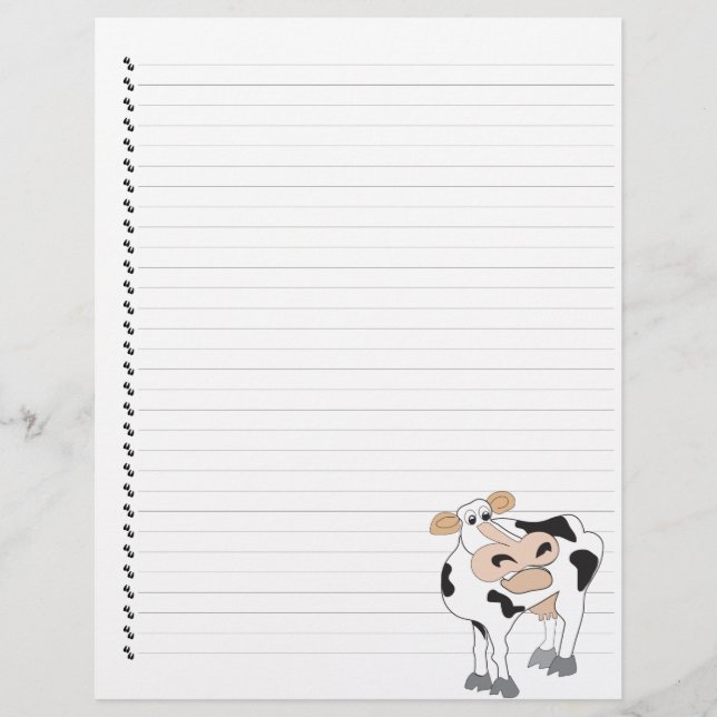 Cute Cartoon Laitier Vache Linked Pet en-tête (Devant)