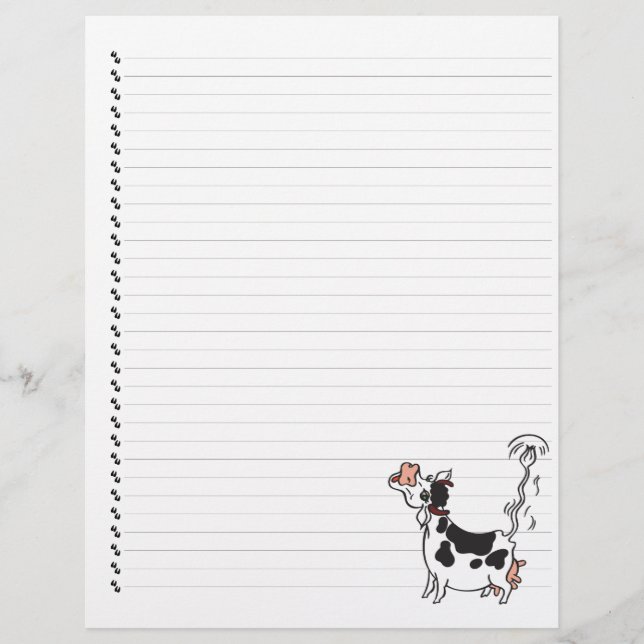 Cute Cartoon Laitier Vache Linked Pet en-tête (Devant)
