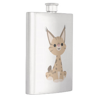Cute Cartoon Lynx Classique Flacon