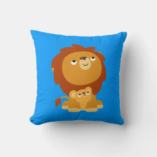 Cute Cartoon Protecteur Papa Lion et Coussin d'enf