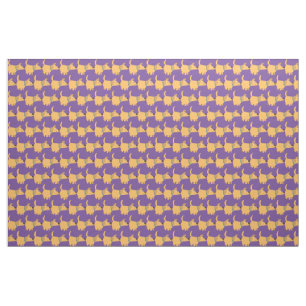 Cute Cartoon Yellow Labrador Tissu