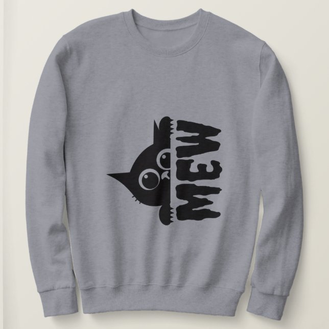 Cute Cat design Sweatshirt (Design devant)
