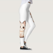 Cute Cat Imprimer Leggings pour femmes