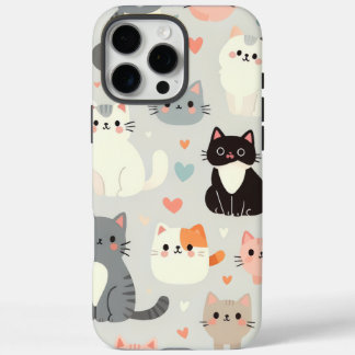 Cute Cat iPhone 16 Pro Max Coque