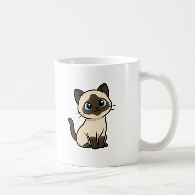 Cute Cat Lover Mug – Purrfect Coffee Companion (Droite)