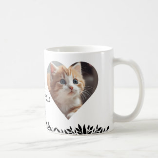 Cute cat mug coffee