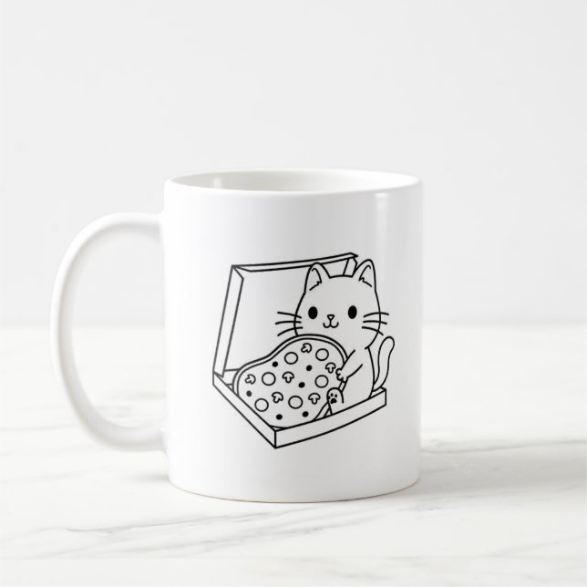 Cute Cat Mug - Le cadeau parfait pour les Amoureux (Gauche)