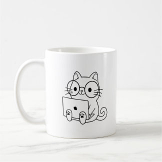 Cute Cat Mug - Parfait pour les Amoureux de les ch