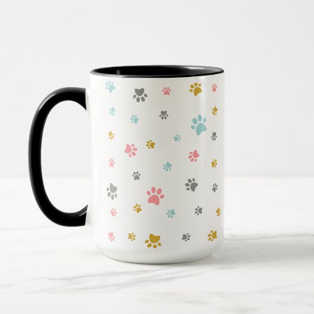 Cute cat Paws Mug (Gauche)