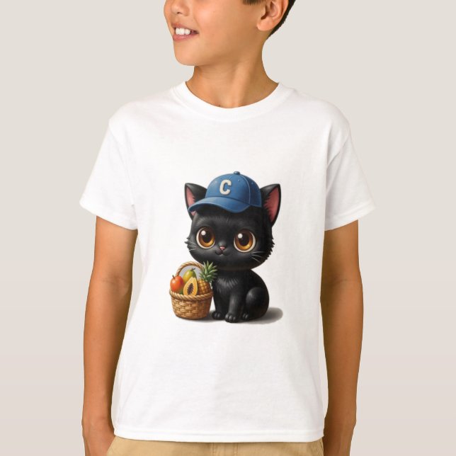 Cute Cat T-Shirt (Devant)