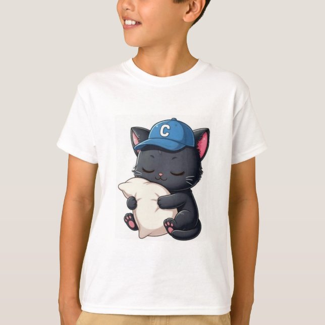Cute Cat T-Shirt (Devant)