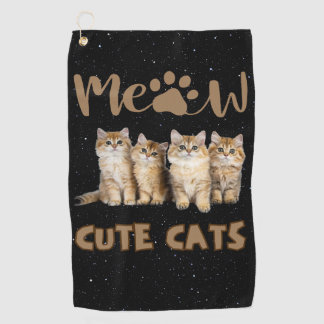 Cute Cats Golf Serviette