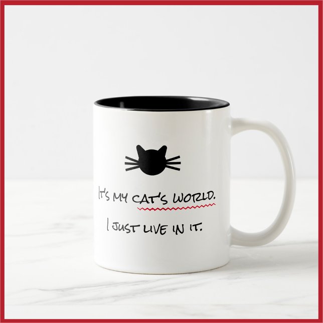 Cute Cat's World Mug (Créateur téléchargé)