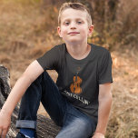 Cute Cellist Birthday Gag Gift for Boys T-Shirt<br><div class="desc">Surprise your music-loving grandson on his birthday with this fun and unique t-shirt. The design features an adorable little cello with the text "Just Cellin", making it perfect for young boys who love classical music and instruments. This funny and stylish t-shirt is sure to be a hit, sure to bring...</div>