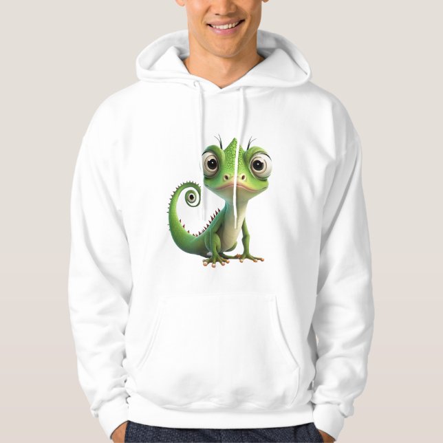 Cute Chameleon Pocket Sweat - shirt à capuche - Dr (Devant)