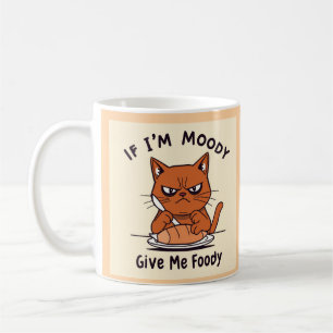 Cute chat design mug