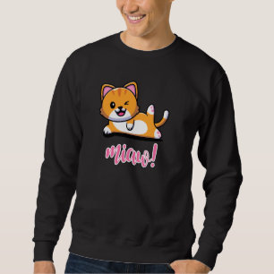 Cute Chat Faire Yoga Drôle Yoga Pullover chat