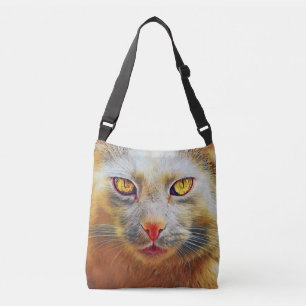 Cute chat Golden Face Sac fourre-tout