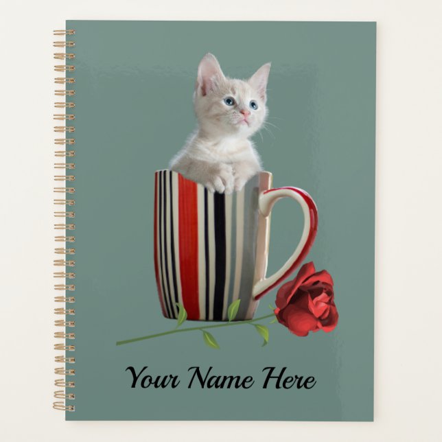 Cute Chat Kitten Animaux de compagnie Amateurs Cad (Devant)