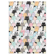 Cute Chat Motif nappe
