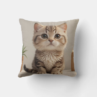 Cute chaton coussin coussin