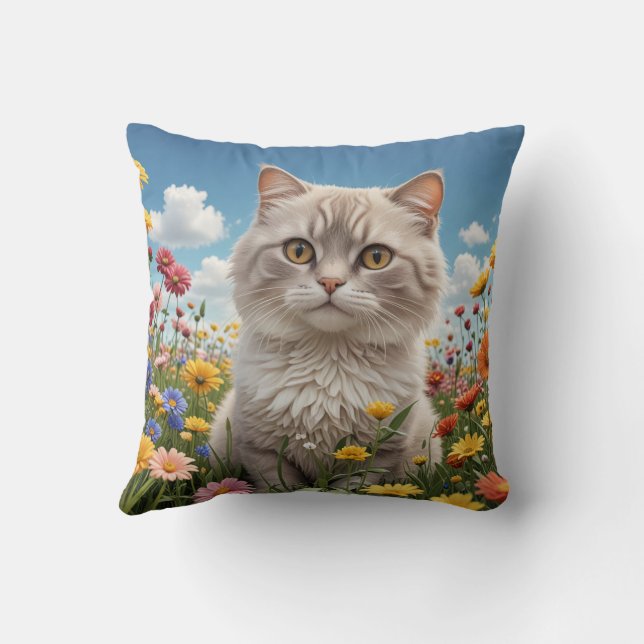 Cute chaton coussin coussin (Verso)