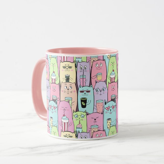 Cute chats Mug (Devant gauche)
