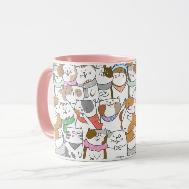 Cute chats Mug (Devant gauche)