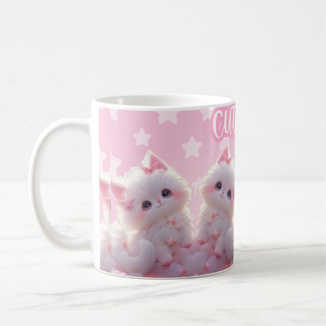 Cute chatte tasse (Gauche)