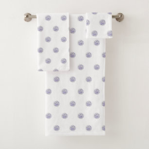 Cute Chic Motif Lavande Polka Point