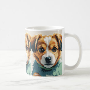Cute Chien Chien Art Mug - Adorable Manteau pour A