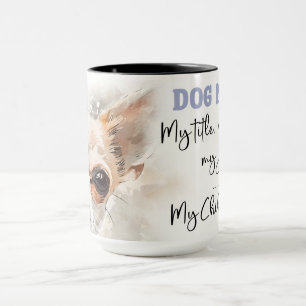 Cute Chihuahua Chien Maman Envelopper Mug
