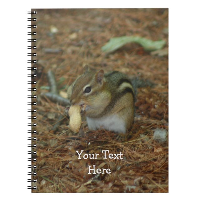 Cute Chipmunk Avec Carnet Animal Nut (Devant)