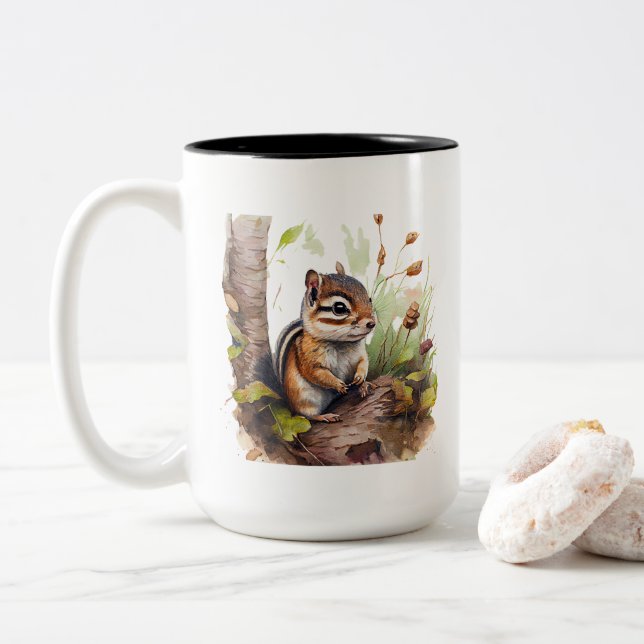 Cute Chipmunk Mug (Avec donut)