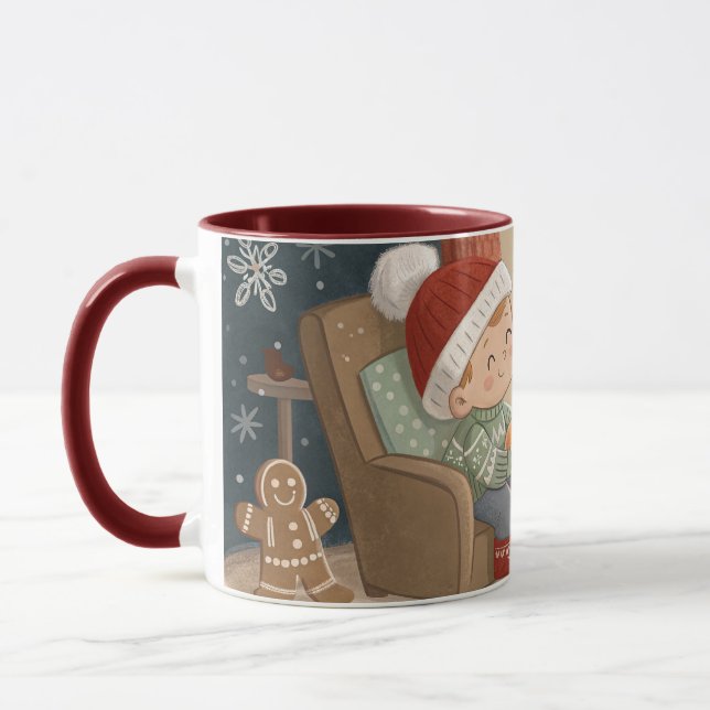 cute christmas mug (Gauche)