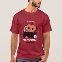 Cute Citrouille Spell Chef Halloween T-Shirt