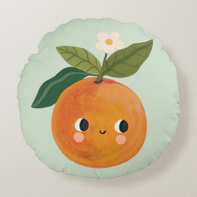 Cute Clementine Coussin Whimsical Nursery & Kid (Devant)