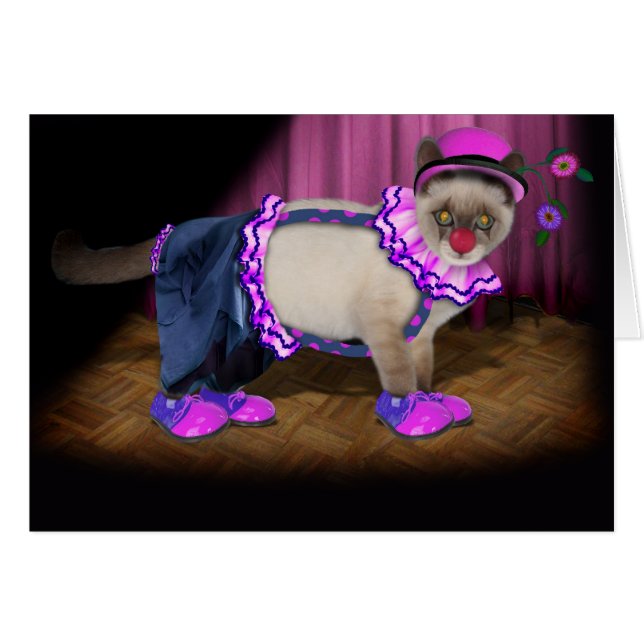 Cute Clown Kitty (Devant horizontal)