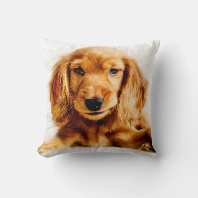 Cute Cocker Spaniel Chiot Coussin (Recto)
