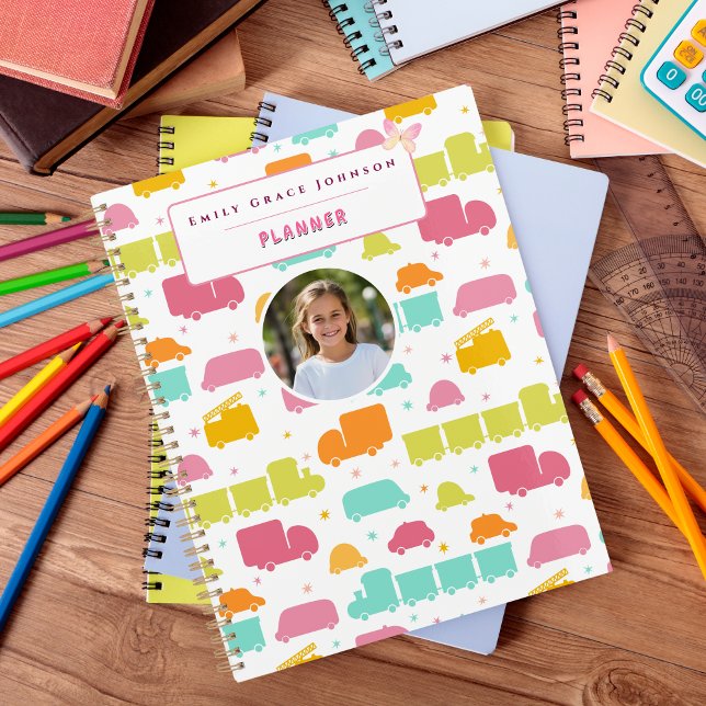 Cute Colorful Kids Background Custom Name Photo (Créateur téléchargé)